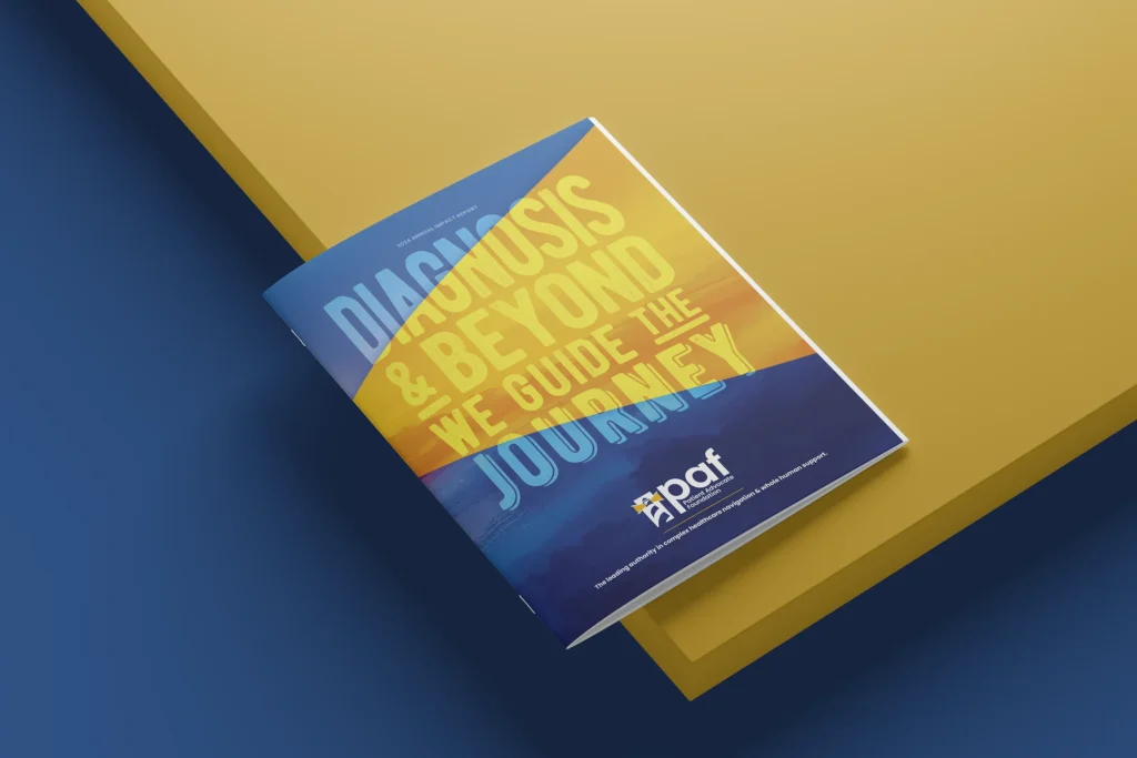 PAF 2025 Annual Impact Report – Cover design