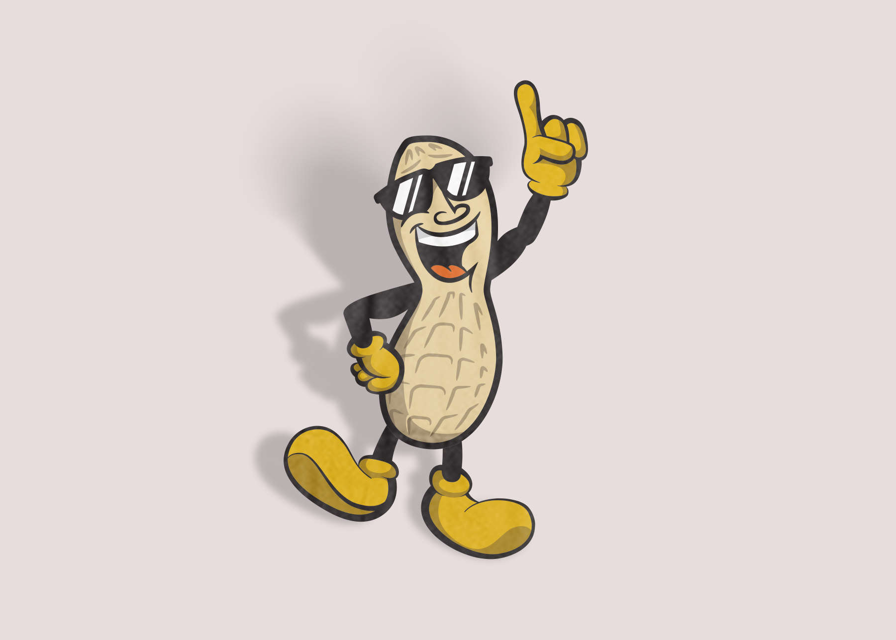 Whitley's Peanuts Mascot "Whit" – Custom illustration Virginia Beach